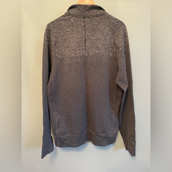 Men’s Lululemon Collared Zip Sweater - Marled Grey - Picture 3 of 9